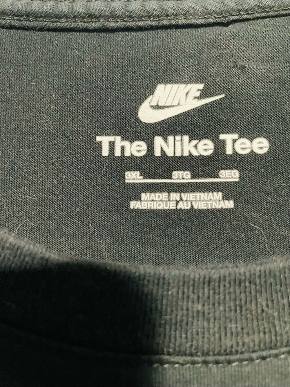 Nike Men's Long Sleeve Logo T-Shirt - Black 3xl big tall